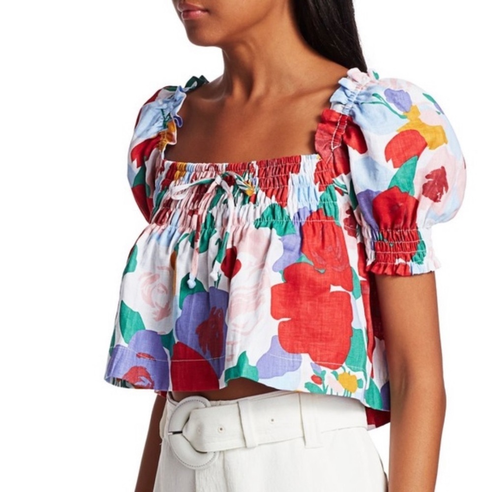 Faithfull The Brand Lilla Top Anita Floral Print - Picture 3 of 9